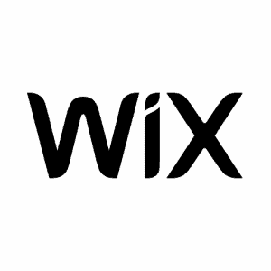 Le logo Wix sur fond blanc met en valeur les avantages de la création d'un site Web avec Wix.