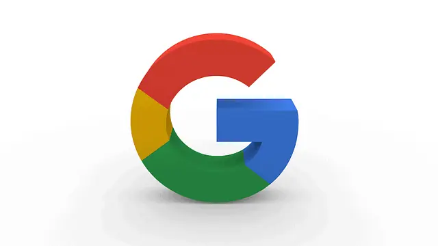 Logo Google sur fond blanc, référencement